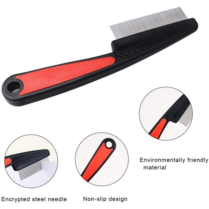Cat Dog's Flea Comb, Flea Comb to Remove Long Hair,