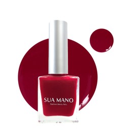 Suamano premium high-gloss glossy manicure nail, 1 piece, 10ml, SM23.Red / 수아마노 프리미엄 고광택 유광 매니큐어 네일, 1개, 10ml, SM23. 레드