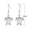 Tiny Turtles Dangle Drop Earrings 925 Sterling Silver Pin Lovely