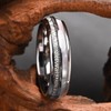 Concept Knight Tungsten Carbide Rings for Men Women 8mm/6mm Silver