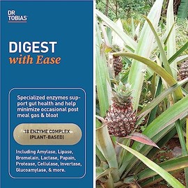 Dr. Tobias Super Digestive Enzymes, Plant-Based, Non-GMO by Dr. Tobias