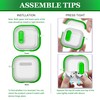 MHYALUDO for AirPods 4th Generation Case 2024 with Bright Plated
