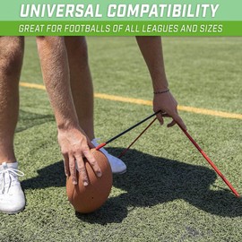Football Kick Tee, Metal Football Holder, Football Kick Stand for Football Training Exercises, Tee Stand Holder for Field Goal Kicks and Place Kickers, Extra Point Kicking Tee for Football of Any Size