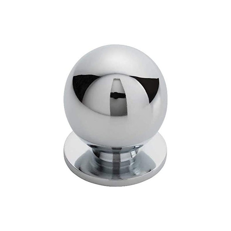 Carlisle Brass CH6DCP FTD Ball KNOB 30MM, Polished Chrome