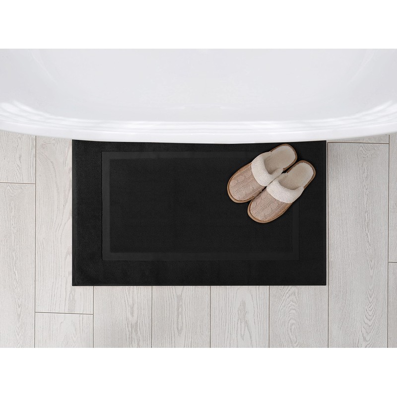Utopia Towels Cotton Banded Rug, Bath Mats, Not a Bathroom