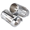 Unbranded Aluminum Fork Boot Slider Cover Cow Bells For Harley