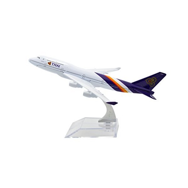 TANG DYNASTY(TM 1:400 16cm B747-400 Thai Airlines Metal Airplane Model Plane Toy Plane Model