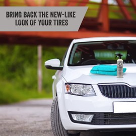 SPARDIANT Graphene Tire Guard – Tire & Wheel Dressing Protectant – Matte Tire Guard & Shine Rejuvenator – Tire Cleaner Spray – Car Care & Auto Detailing Supplies