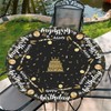 Outdoor Round Tablecloth with Elastic Band 36 In-90cm Elastic Garden