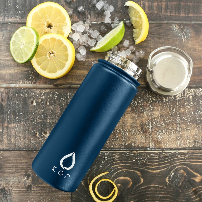 KOR Water Rok Stainless Steel Bottle Stainless Steel Sapphire 7