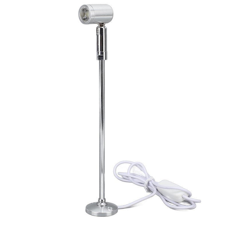 TOPINCN Jewelry Display Spotlight Stand Cabinet LED Spotlight Aluminium Small