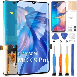 OLED Screen Replacement for Xiaomi Mi CC9 Pro/Note 10 / Note 10 Pro/Note 10 Lite M1910F4E M1910F4G M1910F4S M2002F4LG M1910F4G 6.47" LCD Display Touch Screen Digitizer Repair Kits