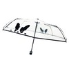 SMATI Automatic Foldable Clear Dome See Through Transparent Umbrella Windproof
