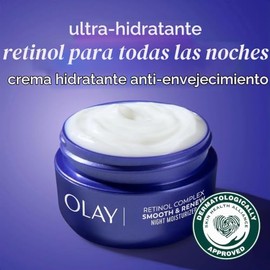 Olay Regenerist Radiance - Crema hidratante facial con retinol: crema suave y renovadora para mujeres, sin fragancia, antienvejecimiento, antiarrugas,
