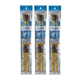 AromaBlu 11" Hand Dipped Incense 3-Pack (10-Sticks Per Pack) - Choose Your Scent (Nag Champa)