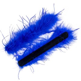 Ting & Cecilly Women's Feather Slap Bracelets Watch Patting Circle Slap Ring Wrist Decoration Cuff Sleeves Slap Bangle (Royal Blue)