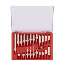 Clockwise Tools Digital Dial Indicators Tip Set, DIPR-01 22 Pieces, UNF 4-48 Threaded