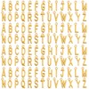 Teaaha 104PCS 4 Sets Metal Letters Gold Letter Charms A-Z