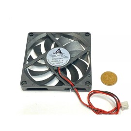 GDSTIME 2 X 24V 80mm 2Pin 11Blades 80x80x10mm dc brushless Cooling Case Fan 8cm 8010 C8