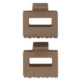 Oz Essentials Mini Claw Clip Duo - Brown