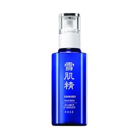 SEKKISEI Emulsión, crema hidratante facial ligera japonesa con vitamina C, loción facial que aumenta el resplandor con extracto de lágrimas de trabajo, tratamiento hidratante, 4.7 onzas