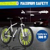 BellaGesundheit Pack of 36 Bicycle Spoke Reflectors, 360° Vision Reflectors