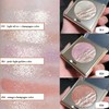 KARLOR 2-in-1 Highlighter Powder, Champagne & Diamond Highlighter Palette Make
