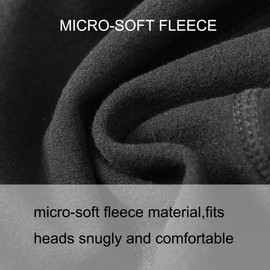 Oscenny Cycling Cap Hat,Running Cap,Under Helmet,Stretch Soft Wind-Proof for Outdoor Sports Motorcycle,ski,Football,Running Skull Cap Beanie,Men Women Autumn Winter (Black)