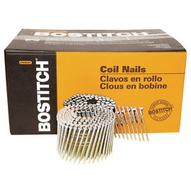 BOSTITCH C10P120DG Thickcoat Round Head 3-Inch by .120-Inch 15 Degree Coil Framing Nail (2,700 per Box)