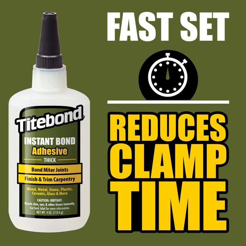 Titebond Instant Bond Wood Adhesive Thick, 2 oz.