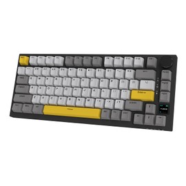 DAIDAI×AJAZZ AK820 PRO 75%4000mAh Battery, Type-C/2.4G/BT5.1, South-Facing RGB MOA Keycaps for Windows, Vista, Mac.…