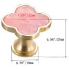 6 Pcs Clover Knobs Dresser Cabinets Kitchen Cupboard Pulls Drawer