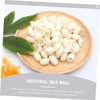 Healvian 60pcs Natural Silk Ball Facial Cleansing Gentle Exfoliating Face