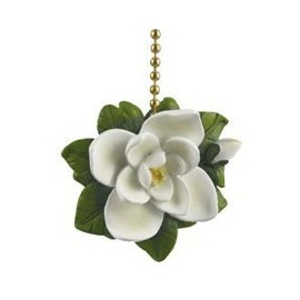 Clementine Magnolia Flower Ceiling Fan Pull