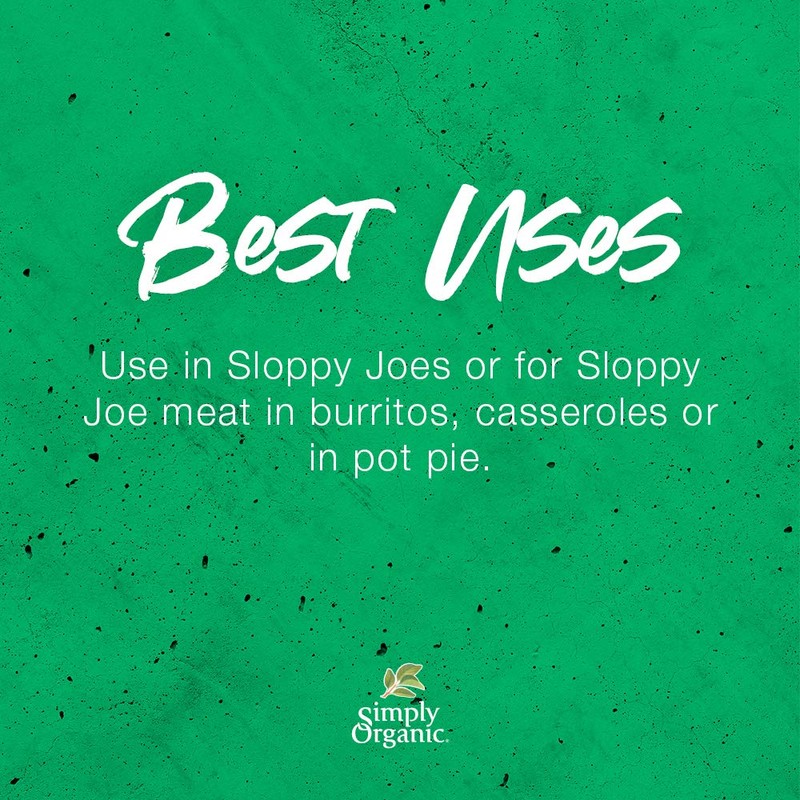 Simply Organic, Seasoning Mix, Sloppy Joe, 1.41 oz