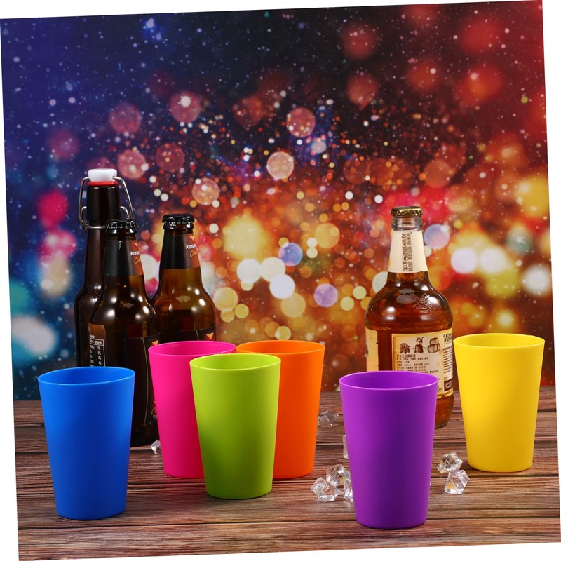 FRCOLOR 1 Set Plastic Cups Toddler Cups Blank Reusable Drink