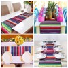 Fowecelt Mexican Serape Table Runner 14 x 84 Inch for