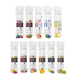 Powder Sticks Variety Pack |Zero Sugar| 11 flavors (22 count) Peach Vibe, Tropical Vibe, Arctic Vibe, Watermelon Ice, Orange, Blueberry Lemonade, Strawberry Coconut, Berry, Dragonfruit Lime, Kiwi Guava Lime, Cranberry Lemon - Electrolytes Powder