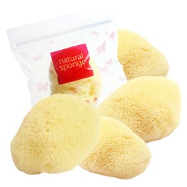 Sea Cotton 12 Pieces Sanitary Products Natural Sea Cotton Individual Packaging Ziploc Sanitary Absorption Face Wash Foundation Delicate Zone