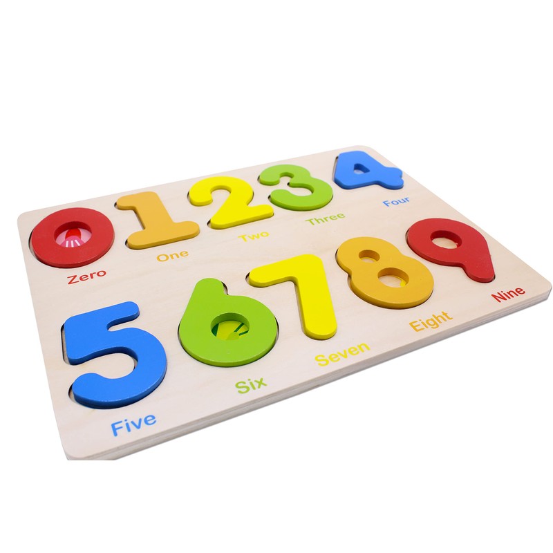 Toddler Puzzles for kids age 2-4 years old-Wooden Learning Number