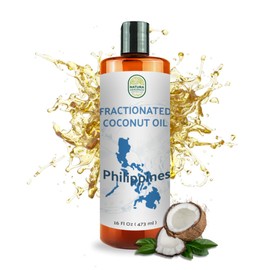 Nature Packaged Fractionated Coconut Oil - Sourced Directly from our Farm Partner in the Philippines - Carrier Oil for Diluting Essential Oils, Body, Hair, and Skin Moisturizer - (16oz)