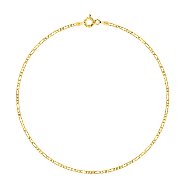 PLANETYS - Figaro (1+3) Ankle Chain Anklet 925 Sterling Silver