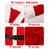 SHEJIZE Kids Santa Costume Children's Santa Claus Costume for Kids