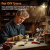 Samyoung 2 Pack Super Bright Rechargeable Work Light, 28 Hours