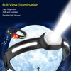 Silicone Headlamp Adjustable Light USB Charging COB Sensing Lamp for
