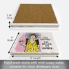 Thirstystone Become My Mother Single Tumbled Tile Stone Coaster with