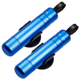 2 Pack Car Safety Hammer Safehammer One Second Window Breaker, Seatbelt Cutter and Glass Breaker Emergency Escape Tool (Blue)