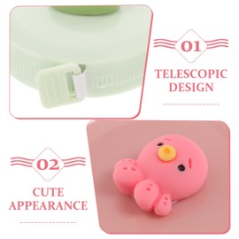 Tape Measure,4 PCS Mini Tapemeasures Dual Sided Measuring Tape Kids Tapemeasures Measurements Retractable Tapes Push Button Tapes Cute Tapemeasure for Measure Length Body Fabric