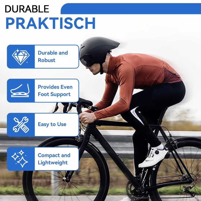 Frdhee Bicycle Cleats Adapter, Bicycle Pedal Adapter for Road Bike