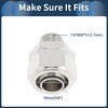 INFINAUTO Push to Connect Air Fittings 5/8" Male Thread Air